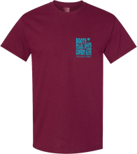 Boots Pearl Snaps & Cowboy Hats Tee Maroon