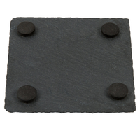 Black Slate Drink Coasters Hunt Fish Duck