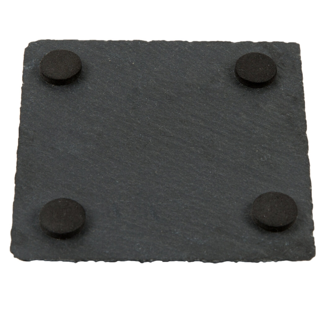 Black Slate Drink Coasters Hunt Fish Duck