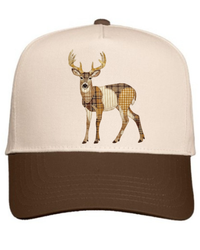 Faux Patchwork Duck Hunting Snapback Hat