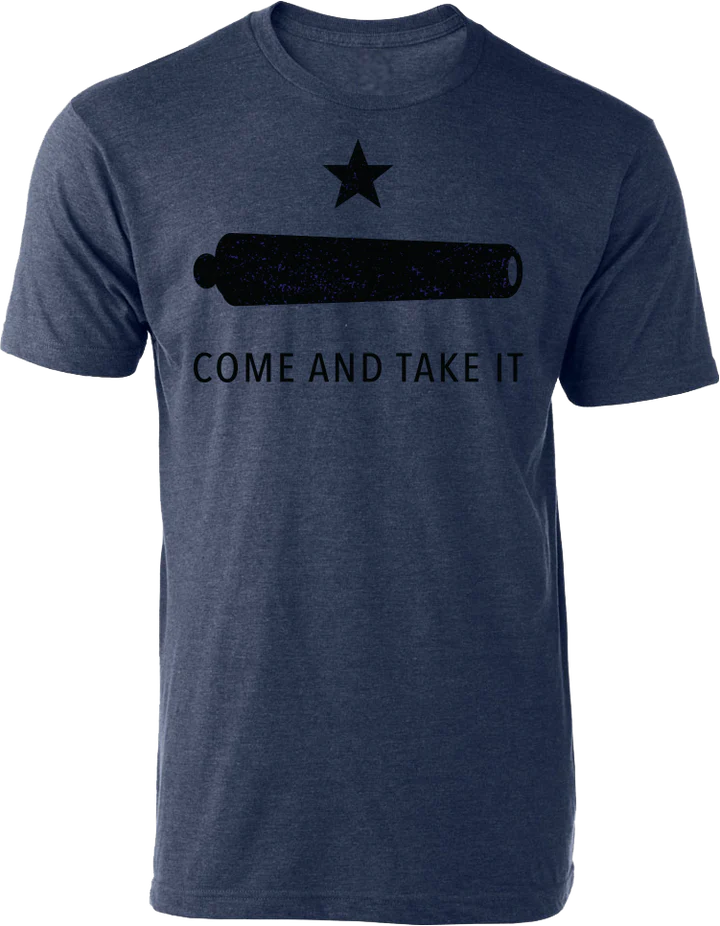Come & Take It Tee Heather Navy