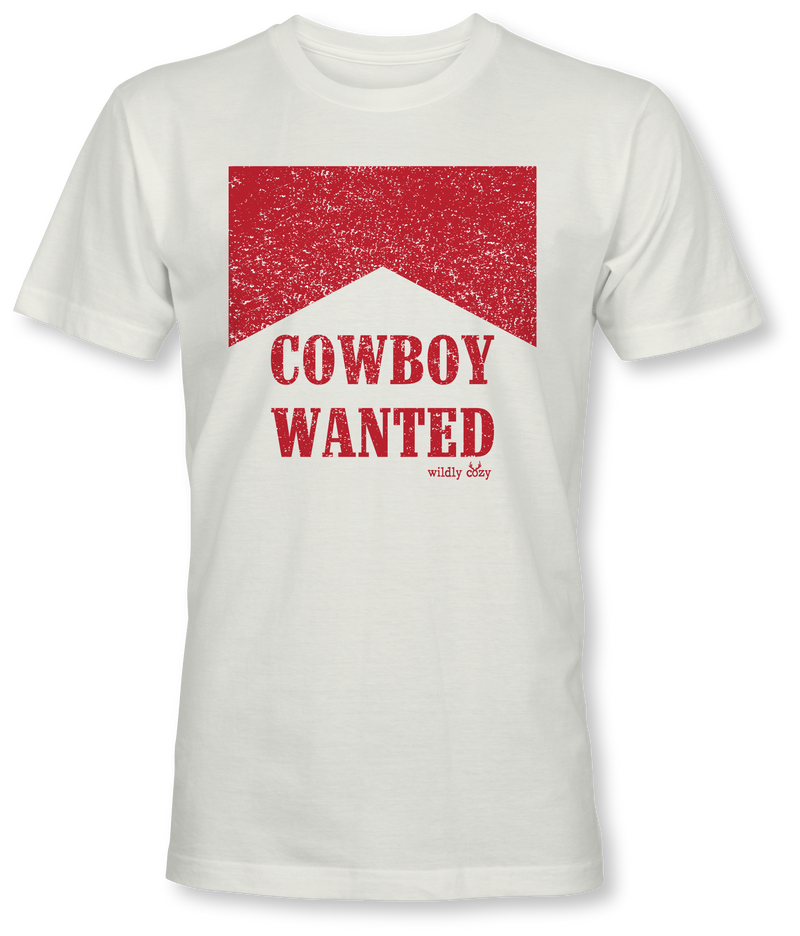 Cowboy Wanted Tee Natural