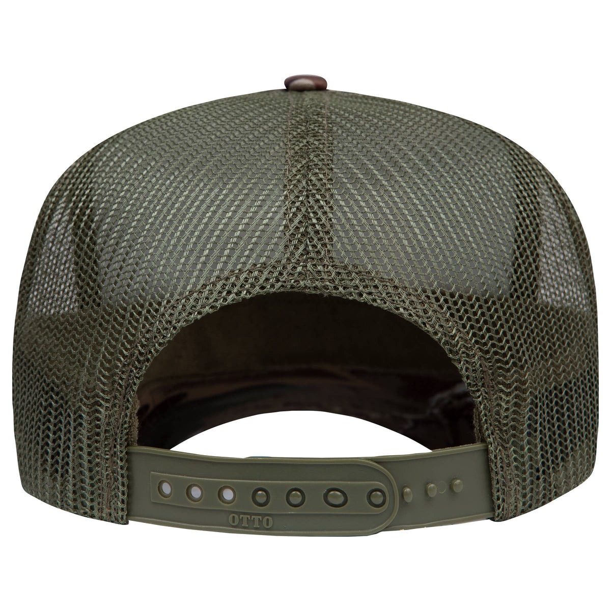 Bottom Leaf Camo Snapback Hat Faux Embroidery Duck Hunt
