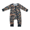 Long sleeves bottomland camo baby kids bamboo zipper romper
