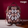 WG2204-9110  Wrangler Aztec Printed Callie Backpack - Brown