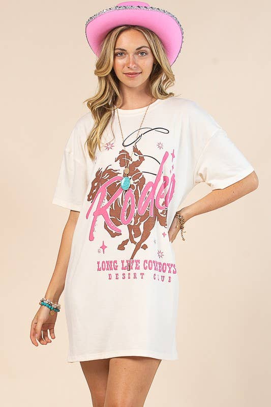 Carmen Rodeo Graphic T-Shirt Dress