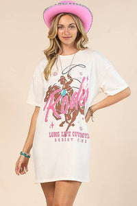 Carmen Rodeo Graphic T-Shirt Dress