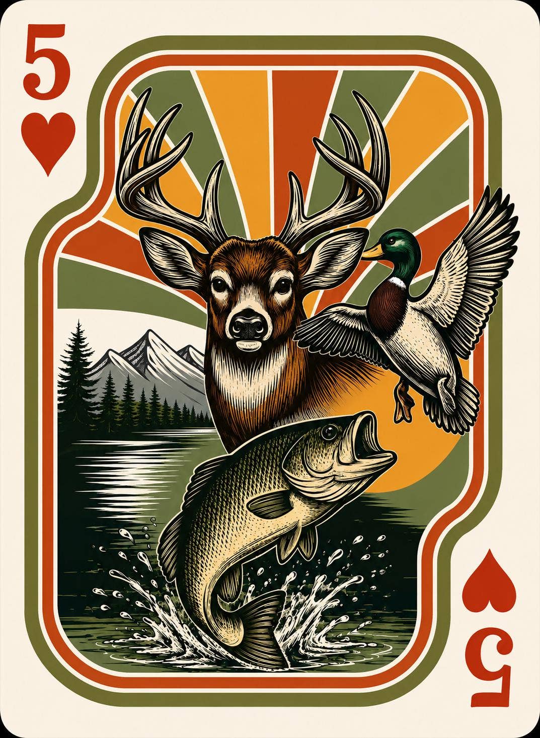 The Hunters Hand Deck of Playing Cards Poker