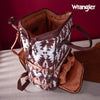 WG2204-9110  Wrangler Aztec Printed Callie Backpack - Brown