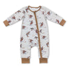 Long sleeves duck baby kids zipper romper