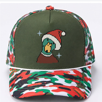 Christmas Camo Duck Hunting Snapback Hat