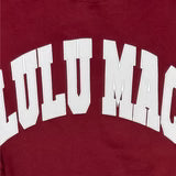 Lulu Mac Sweatshirt Maroon & White