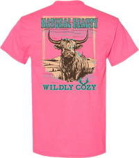 Natural Beauty Tee Safety Pink