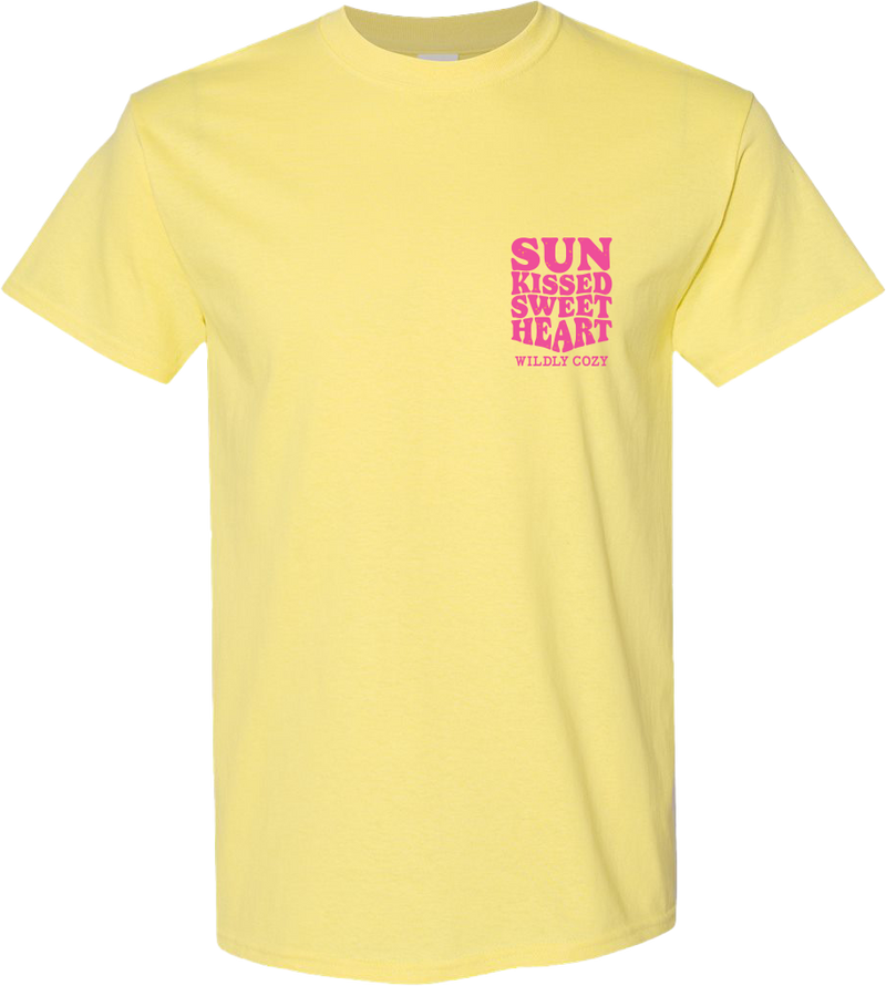 Sun Kissed Sweetheart Tee Yellow