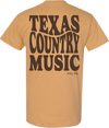 Texas Country Music Tee Gold