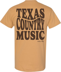 Texas Country Music Tee Gold