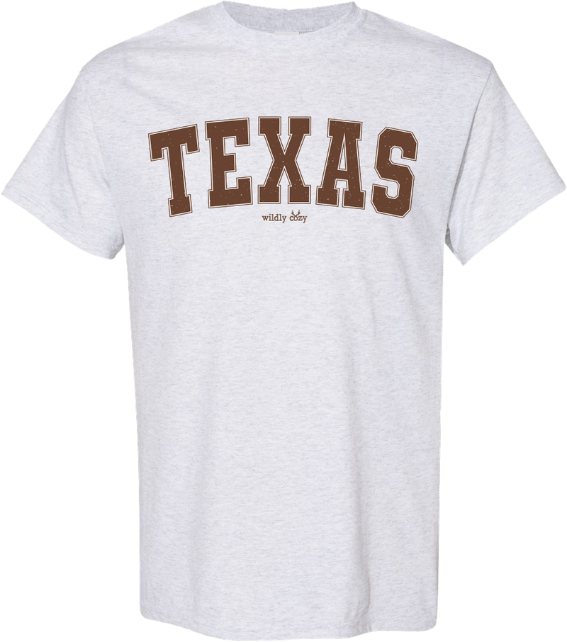 Texas Varsity Tee Grey