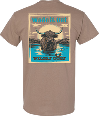 Wade It Out Tee Brown